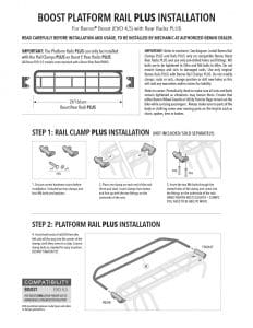 Boost Platform Rail PLUS Installation Manual